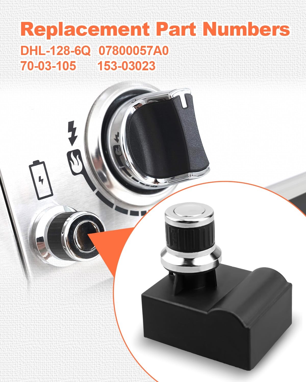 Pulse Igniter DHL-128-6Q Grill Igniter Electronic Push Button Pulse Igniter F...