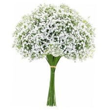 10PCS 21-inch Sturdy Artificial Baby s Breath Flowers - Non-Shedding Design