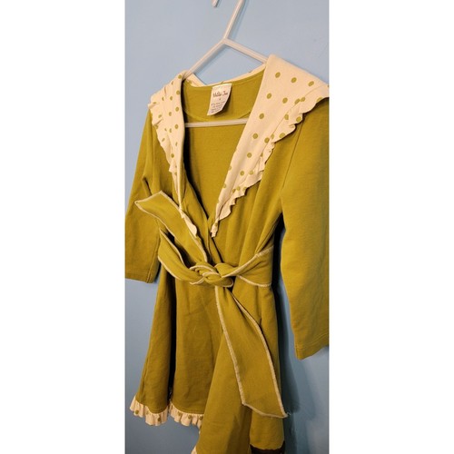 Matilda Jane Good Hart Northern Lights Willow Jacket Size 4 Olive Pea Green - Picture 5 of 9