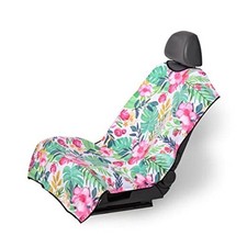Waterproof Car Seat Cover for Leather  Cloth Seats, Universal Fit Anti Floral