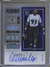 2017 Panini Contenders Playoff Ticket /99 Chris Wormley #185 Rookie Auto RC