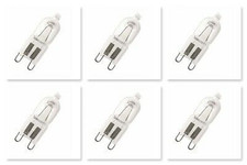 6 X WESTINGHOUSE DUO OVEN HALOGEN LAMP LIGHT BULB GLOBE WVE636 WVE636S WVE636W