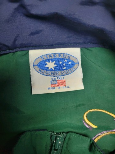 Chaqueta cortavientos Sarazen World Open Championship para hombre verde XL hecha en EE. UU. - Imagen 5 de 9