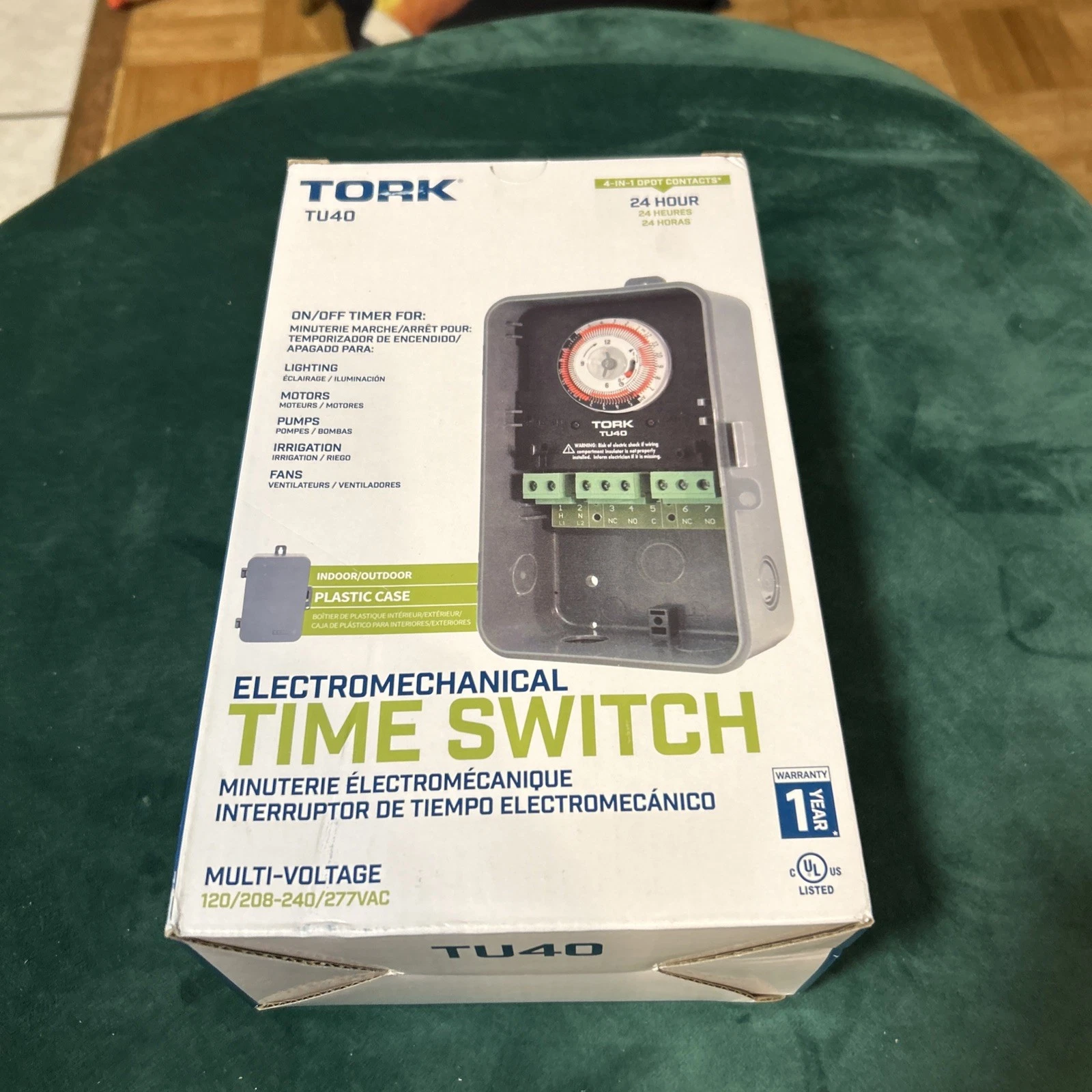 NSi Industries TORK TU40 Indoor/Outdoor 40-Amp Universal Multi-Volt Electrome...