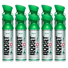 Boost Oxygen Large Natural 10L Canister | Respiratory Support for Aerobic