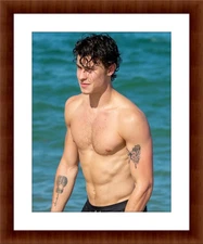 Shawn Mendes Shirtless 8.5 x 11 Candid Color Unframed Collectable Photograph