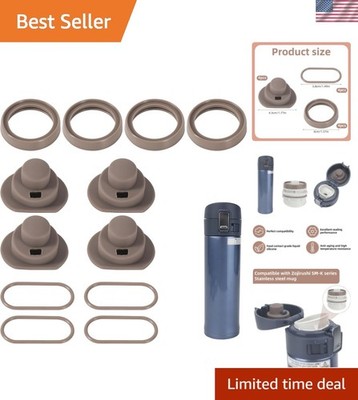 12-Piece Zojirushi Mug Gasket Replacement Set - Leak-Proof Silicone Accessories