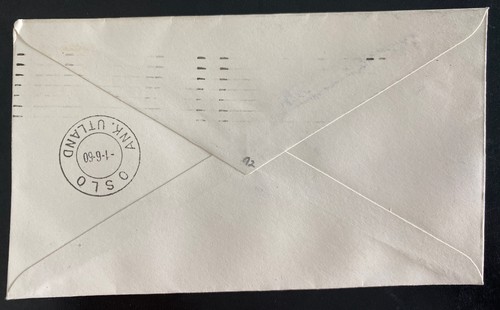 1960 London England First Flight Cover To Oslo Norway BEA Comet 4B - Picture 2 of 2