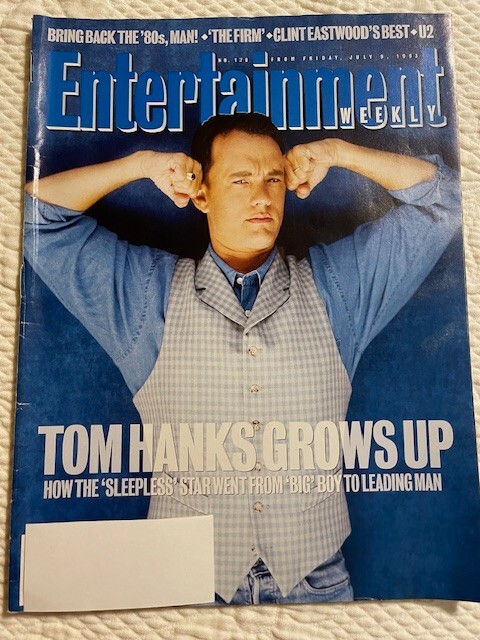 ENTERTAINMENT WEEKLY Magazine No. 178 - July 9, 1993 - TOM HANKS