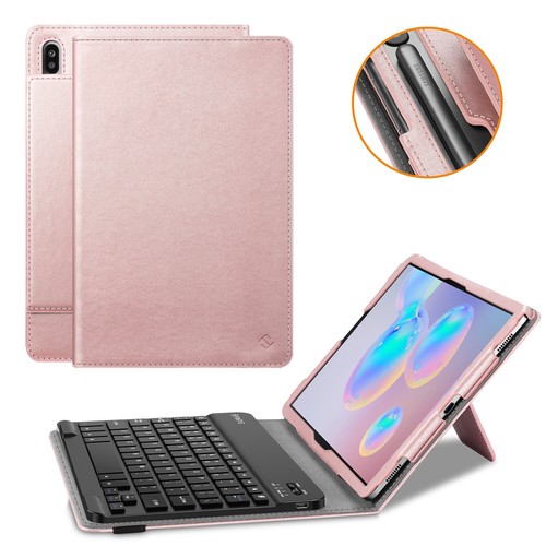 For Samsung Galaxy Tab S6 10.5" 2019 Keyboard Case Folio Stand Cover w/Keyboard - Picture 17 of 26