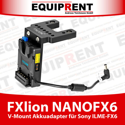 Adaptateur batterie mini monture V FXlion NANOFX6 19,5 V pour Sony ILME-FX6 (EQR41) - Photo 1/1