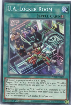 Yugioh U.A. Umkleidekabine PHRA-EN062 Common NM x3 Spielset