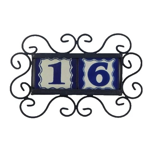 Number Hand Painted Home Décor Plaques & Signs