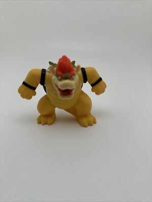 Super Mario Bros Movie Bowser McDonald's Happy Meal Action Figure Toy #7-4In 99