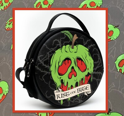 disney villains evil queen poison apple mini backpack Snow White Throne Disguising herself as an old peddler Loungefly Snow White Evil Queen