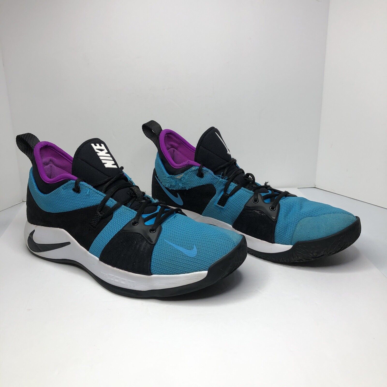 Nike Paul George PG 2 Blue Lagoon Men Sz 14 Basketball Shoes AJ2039-402  Sneakers | eBay