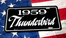 1959 Ford Thunderbird License Plate Car Tag 59 T-bird