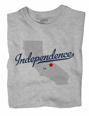Independence California CA T-Shirt MAP