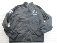 Corey Hart Mens Jacket Large Black Perryscope Rockware White Polyester New