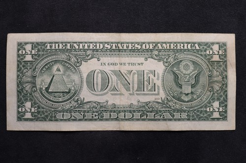 ONE DOLLAR FANCY BIRTHDAY/ANNIVERSARY NOTE JUNE 22, 1987 SN G 19870622 G - Picture 2 of 3