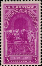 US Stamp Scott#: 854 - Washington Taking Oath of Office Single Stamp MNH OG