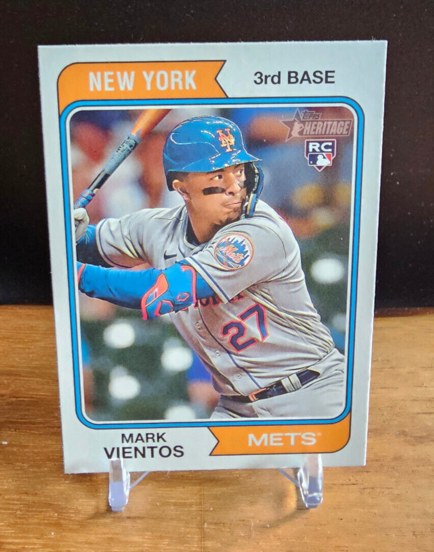 Topps Heritage 2023 Rookie #124 Mark Vientos - New York Mets RC