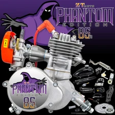 ZTMoto Phantom 85 V3 - Complete 52mm Bore 2 Stroke Motorized Bicycle Engine Kit