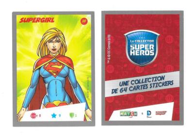 DC Comics Match Karte - Serie 2 - Superheld - Nr. 18 - Supergirl