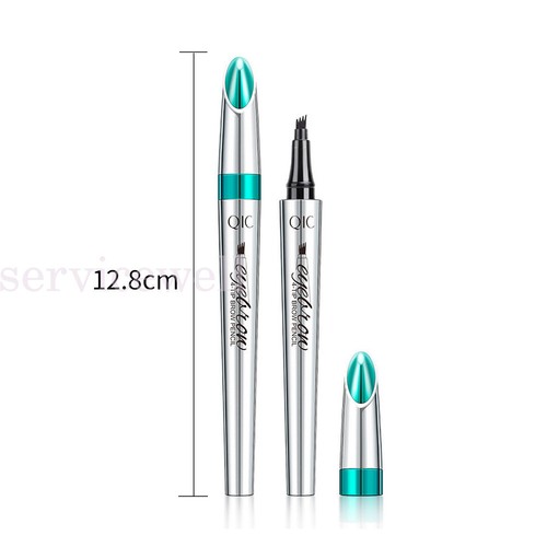 Eyebrow Pen Microblading Tattoo Waterproof Fork Tip 3D Makeup Ink 4 fork Pens AU - Picture 11 of 15