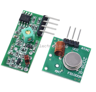 2PCS NEW 315Mhz WL RF Transmitter&Receiver Link Kit for Arduino/ARM/MCU 2PCS NEW 315Mhz WL RF Transmitter&Receiver Link Kit for Arduino/ARM/MCU