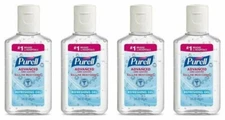 4 PACK! NEW Purel Travel Bottle Pocket Instant Hand Gel 1 FL OZ Each HR