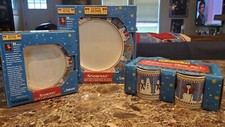 NEW Sakura Debbie Mumm Snowman 12 Piece Completer Stoneware Christmas Set 1998