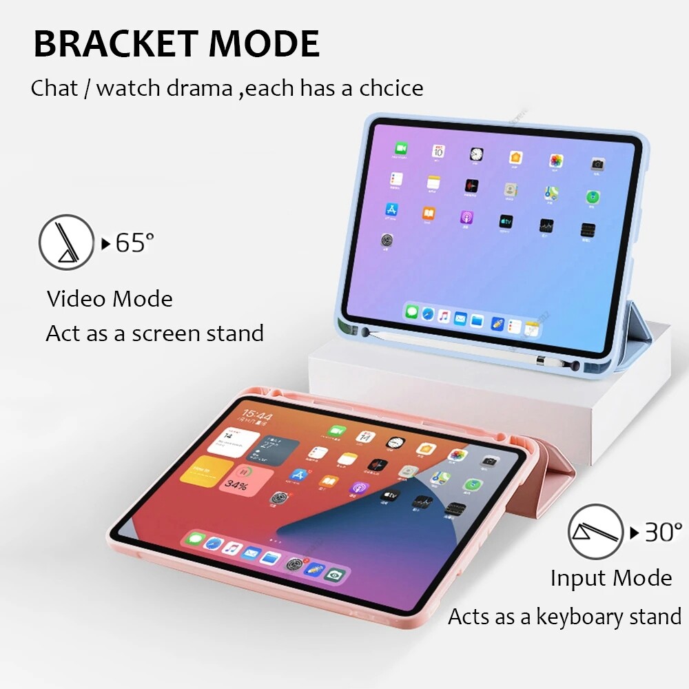 Schutzhülle für iPad 10.9 10.2 9.7 Air 4/5th Pro 11 12.9 Mini Smart Cover Tasche - Bild 12 von 50