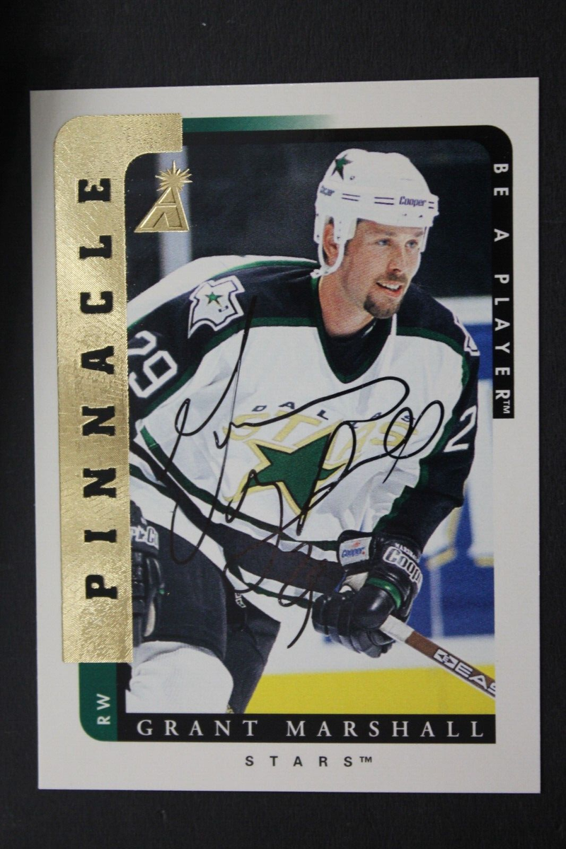 Grant Marshall Dallas Stars Autographed Signed 1997 Pinnacle #146