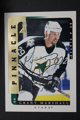 Grant Marshall Dallas Stars Autographed Signed 1997 Pinnacle #146