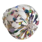 Murano Glass Acorn blue multi colored 1920s, Fratelli Toso vintage Fall