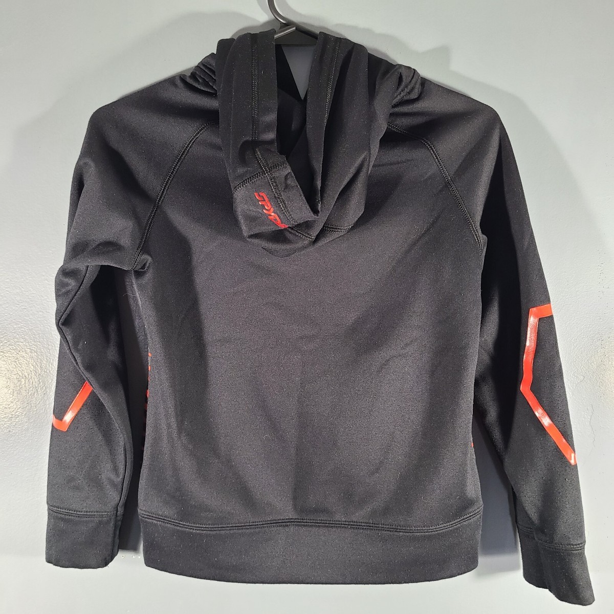 Spyder Brand Kids Size S Red Spider Web w/ Spider on Black Hoodie