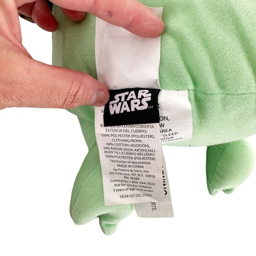 Star Wars Baby Yoda The Child Grogu Plush Decorative Pillow Jay Franco 20" a - Picture 2 of 14