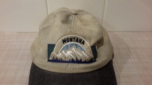 Mütze Kappe Polar Grafik USA amerikanische MONTANA bestickt khaki 100 % Baumwolle gebraucht - Bild 2 von 8