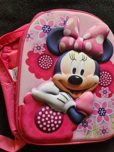 Disney minnie mouse niños mochila 24 cm Guardería Bolsa mouse Pink chica
