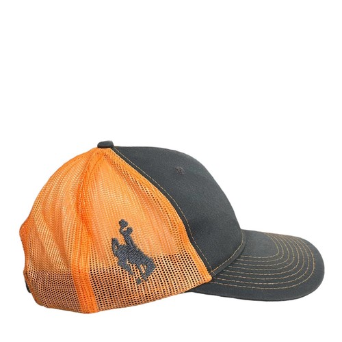 Vintage Jorgensen Associates Jackson Wyoming Gray Orange Adjustable Snapback Hat - Picture 2 of 5