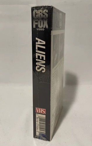 Brand New Sealed Aliens VHS 1987 Watermarked CBS Fox Video White Logo HiFi - Picture 8 of 12