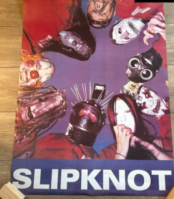 Slipknot / Vintage 2000s UK Original Official Poster A1 23x33in