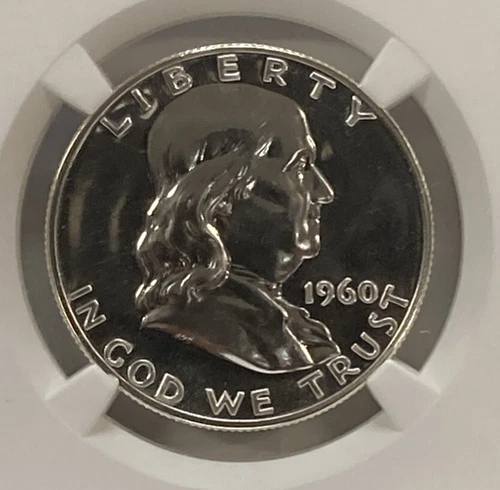 1960 Franklin Half Dollar. .50. NCG PF 67. Proof.