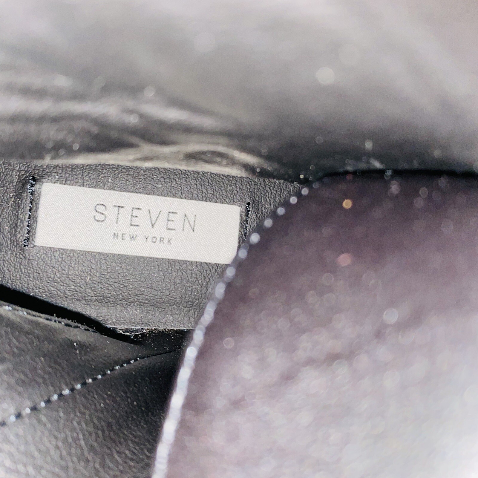 Steven By Steve Madden Black Silver 