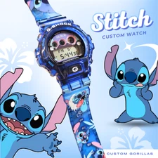 Stich Blue Monster Custom DW-6900 G-Shock Watch