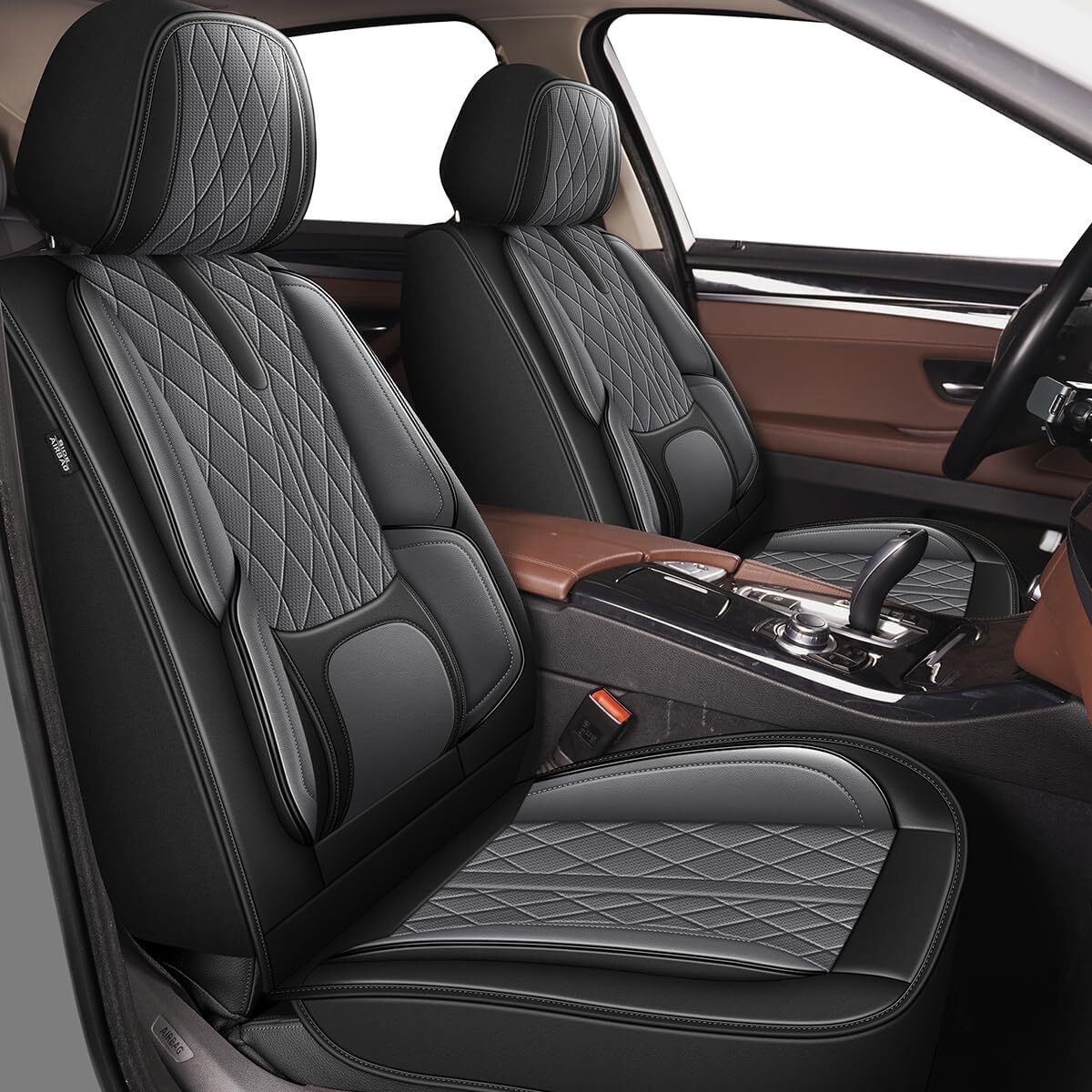 Car Seat Covers Faux Leather Cushion Full Set Protect for 2009-2024 Kia Sportage