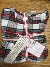 Pottery barn kids Christmas holiday Stewart plaid nightgown size 8 New