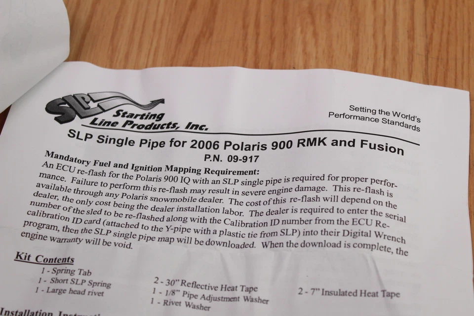 Polaris RMK 900 2006 silenciador/lata/escape Foto 3 de 4