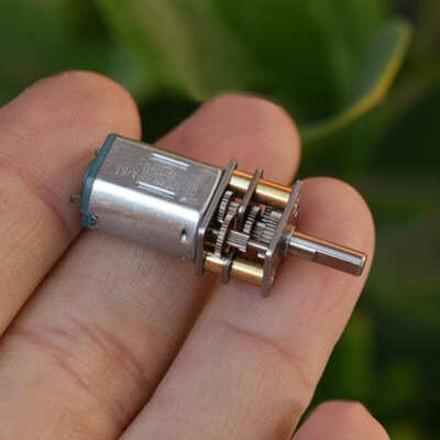12mm DC 3V 3.7V 5V 66RPM Slow Speed Mini N20 Full Metal Gear Motor Robot Car Toy